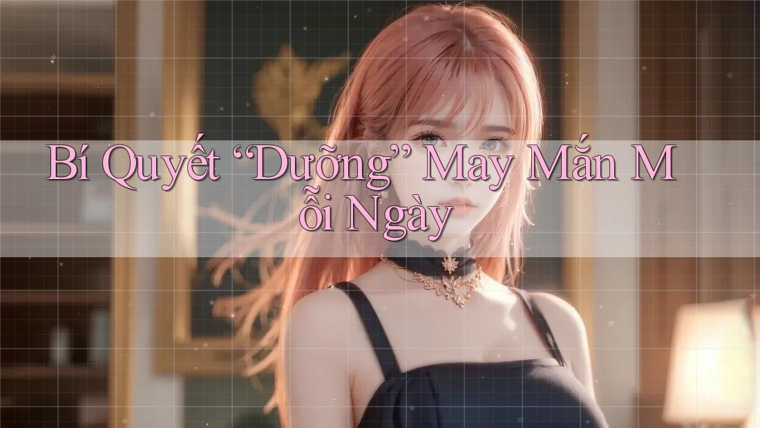 Bí Quyết “Dưỡng” May Mắn Mỗi Ngày Bí Quyết “Dưỡng” May Mắn Mỗi Ngày