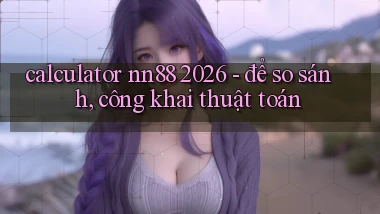calculator nn88 2026   để so sánh, công khai thuật toán