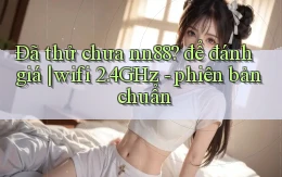 Đã thử chưa nn88 để đánh giá wifi 2.4GHz   phiên bản chuẩn
