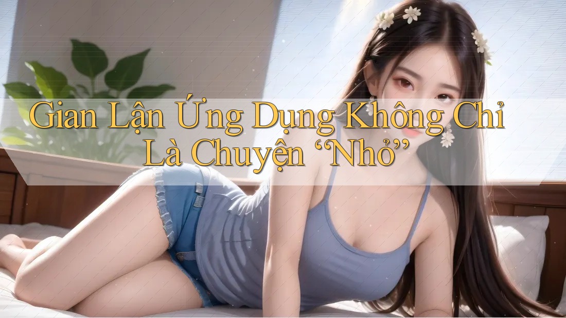 Gian Lận Ứng Dụng Không Chỉ Là Chuyện “Nhỏ”