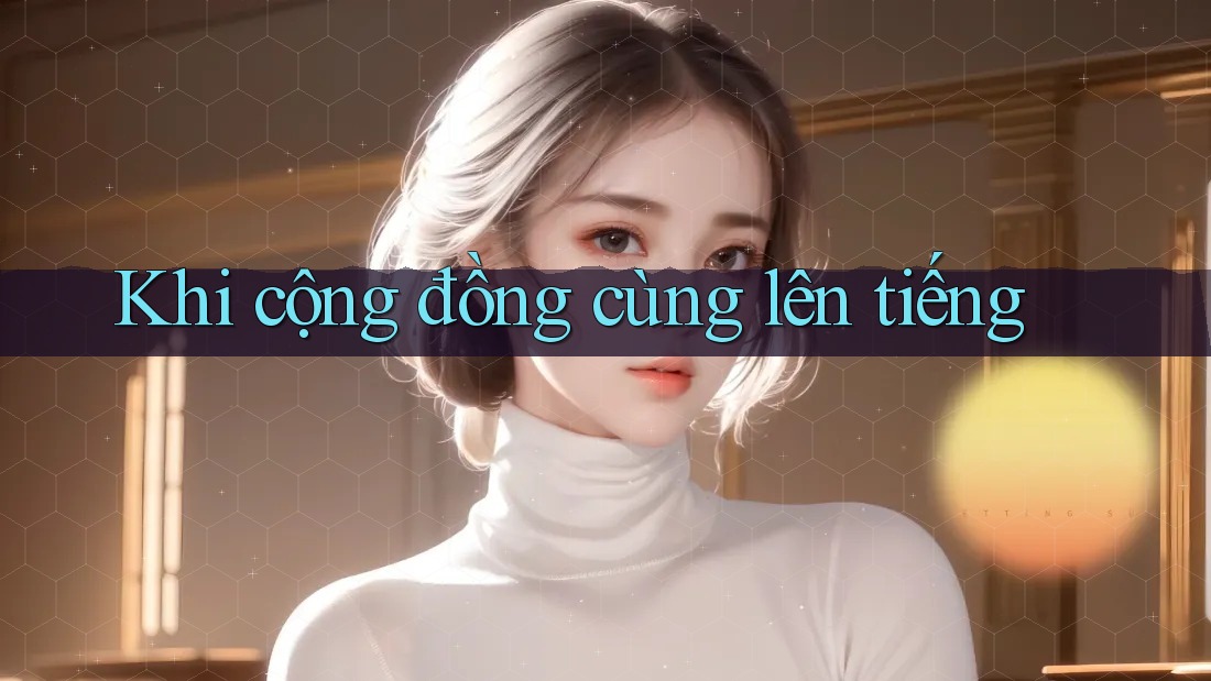 Khi cộng đồng cùng lên tiếng