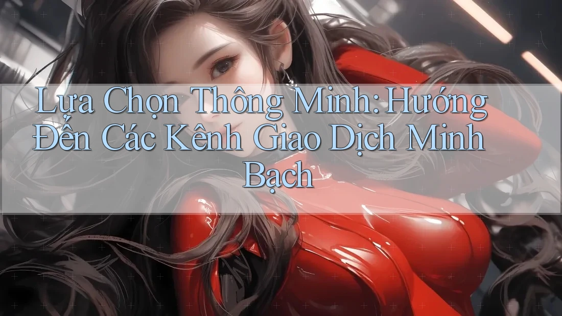 Lựa Chọn Thông Minh: Hướng Đến Các Kênh Giao Dịch Minh Bạch