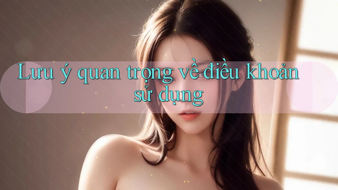 Lưu ý quan trọng về điều khoản sử dụng