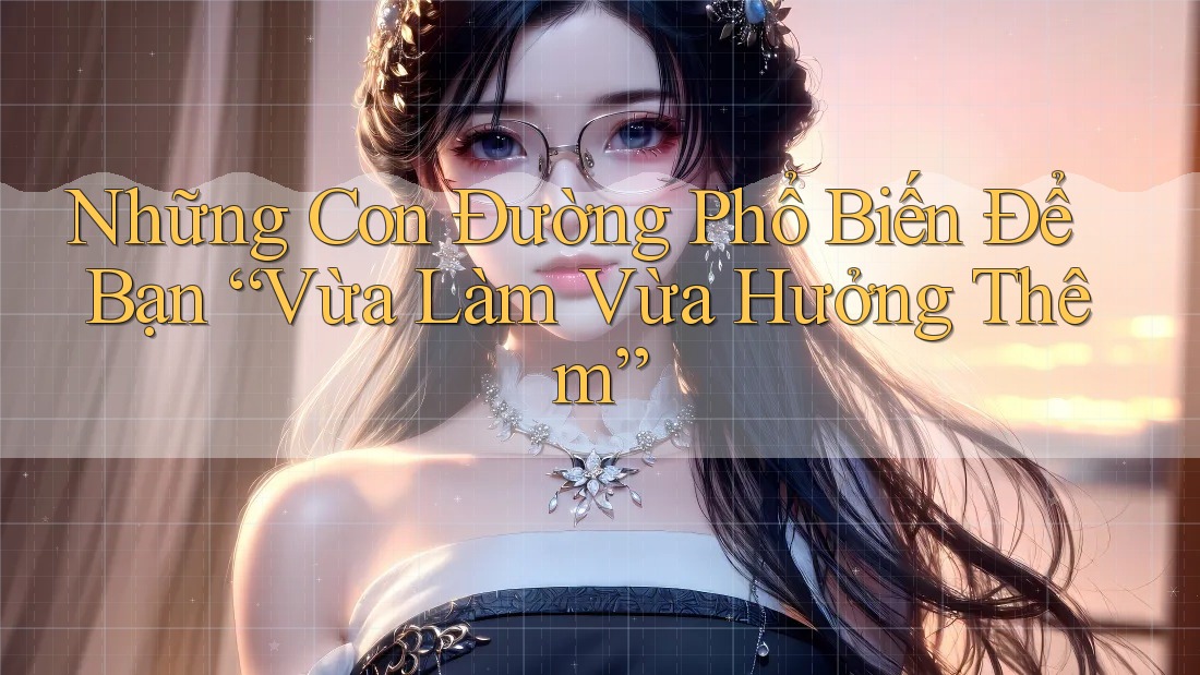 Những Con Đường Phổ Biến Để Bạn “Vừa Làm Vừa Hưởng Thêm” Những Con Đường Phổ Biến Để Bạn “Vừa Làm Vừa Hưởng Thêm”