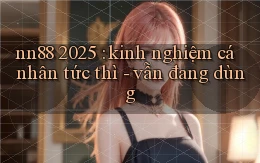 nn88 2025 kinh nghiệm cá nhân tức thì   vẫn đang dùng