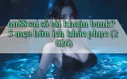 nn88 sai số tài khoản bank 5 mẹo hữu ích khắc phục (2026)