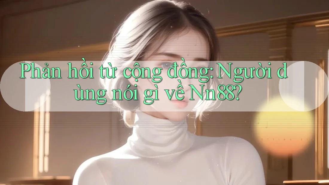 Phản hồi từ cộng đồng – người dùng nói gì về nn88? Phản hồi từ cộng đồng – người dùng nói gì về nn88?