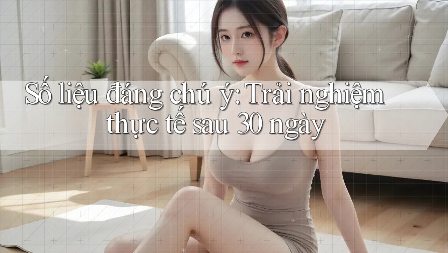 Số liệu đáng chú ý: Trải nghiệm thực tế sau 30 ngày Số liệu đáng chú ý: Trải nghiệm thực tế sau 30 ngày