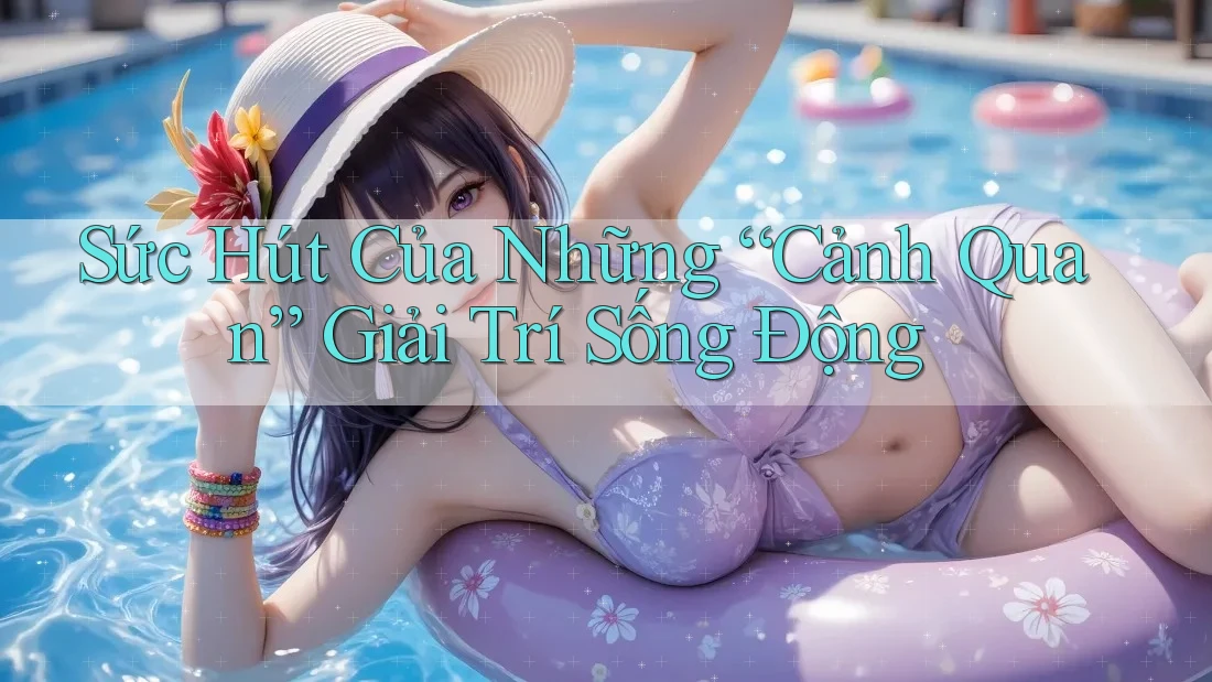 Sức Hút Của Những “Cảnh Quan” Giải Trí Sống Động Sức Hút Của Những “Cảnh Quan” Giải Trí Sống Động