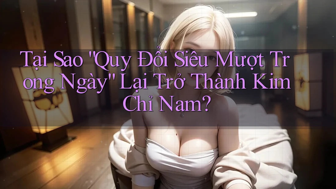 Tại Sao “Quy Đổi Siêu Mượt Trong Ngày” Lại Trở Thành Kim Chỉ Nam? Tại Sao “Quy Đổi Siêu Mượt Trong Ngày” Lại Trở Thành Kim Chỉ Nam?