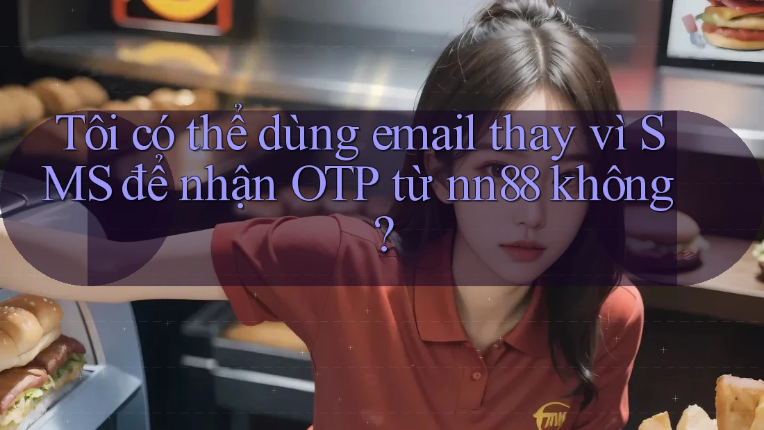 Tôi có thể dùng email thay vì SMS để nhận OTP từ nn88 không?