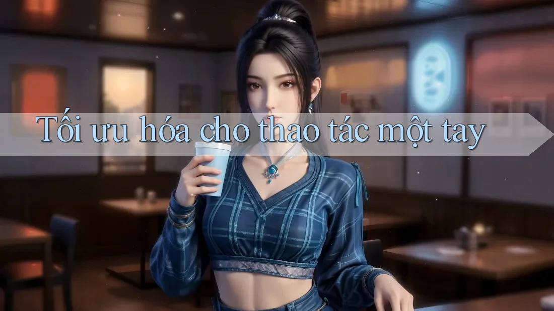 Tối ưu hóa cho thao tác một tay Tối ưu hóa cho thao tác một tay