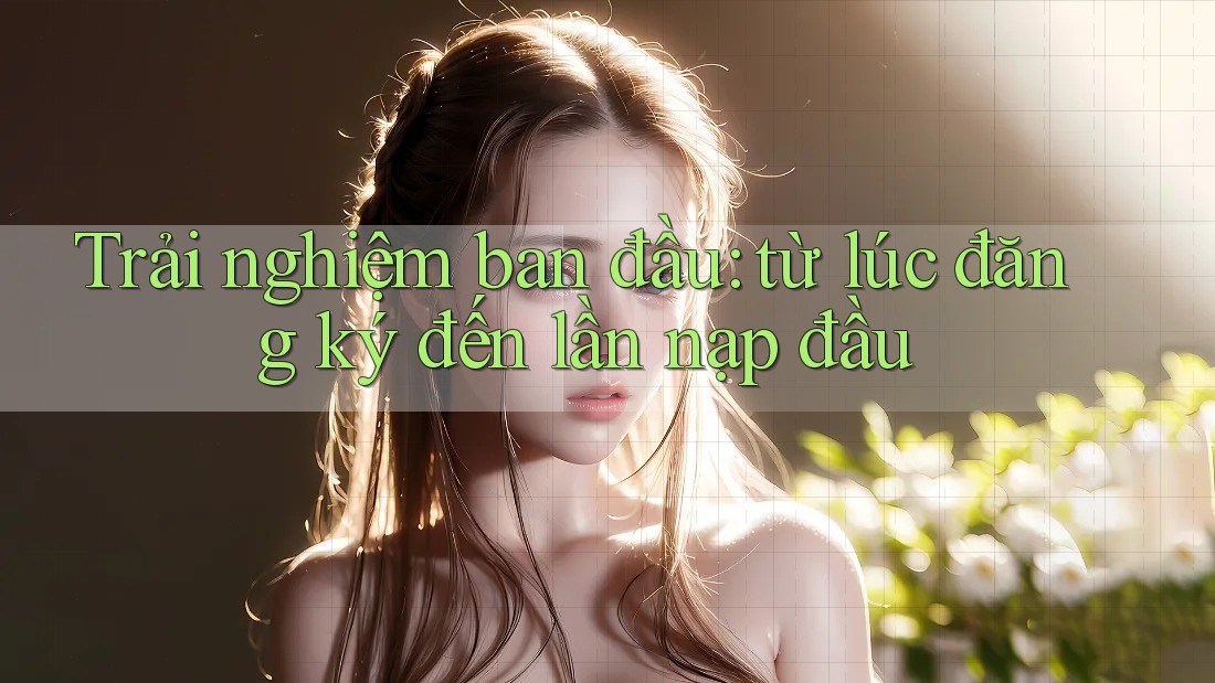 Trải nghiệm ban đầu: từ lúc đăng ký đến lần nạp đầu