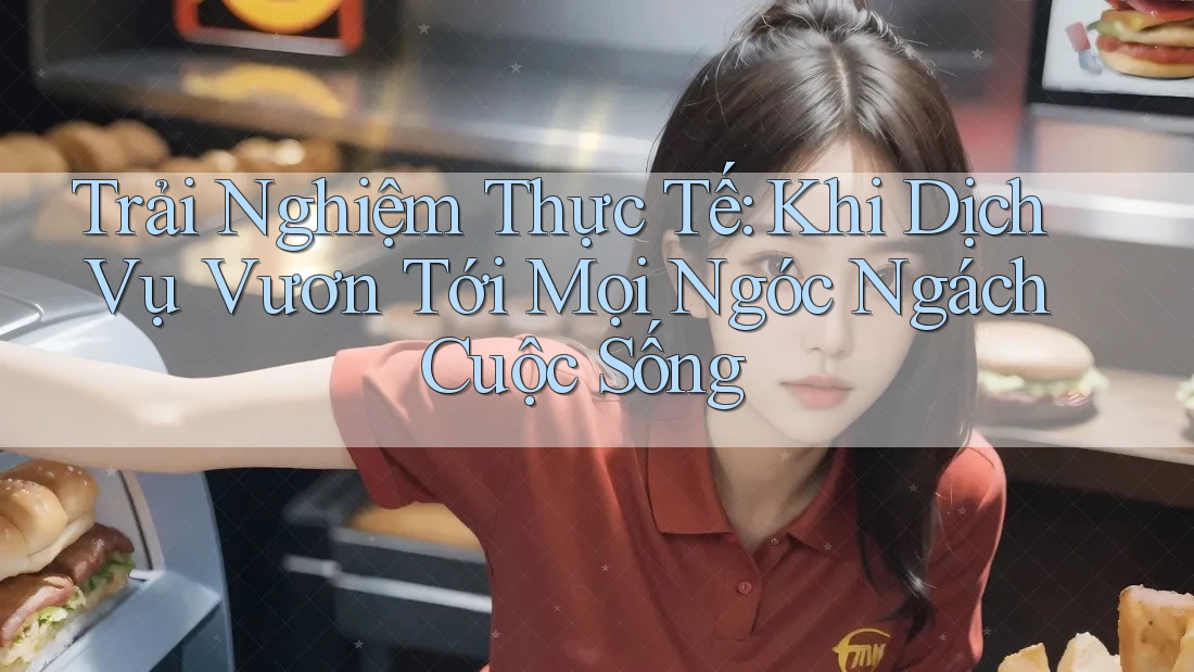Trải Nghiệm Thực Tế: Khi Dịch Vụ Vươn Tới Mọi Ngóc Ngách Cuộc Sống Trải Nghiệm Thực Tế: Khi Dịch Vụ Vươn Tới Mọi Ngóc Ngách Cuộc Sống